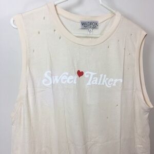 NWT Wildfox graphic T-shirt ‘ sweet talker’ boho